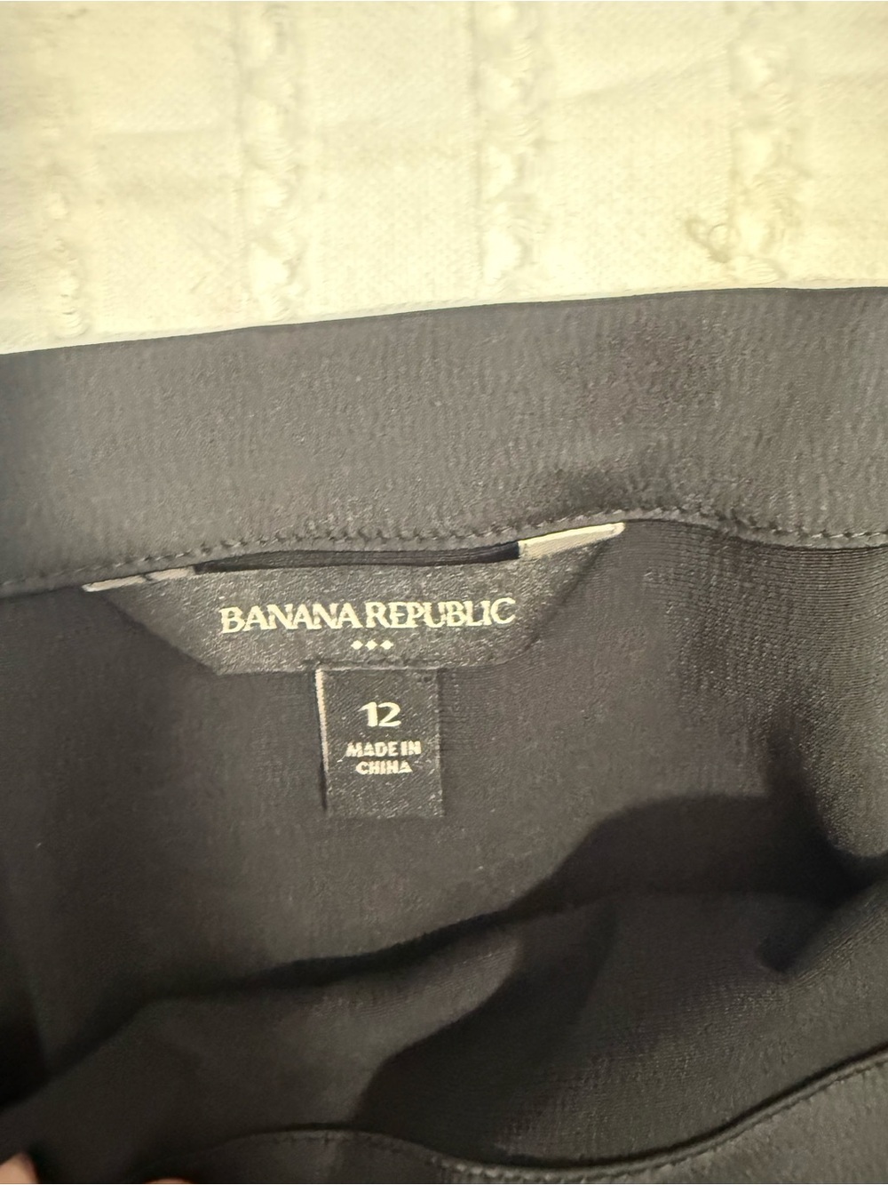 Banana Republic Black Dress with Flutter Sleeves - Picture 2 of 2